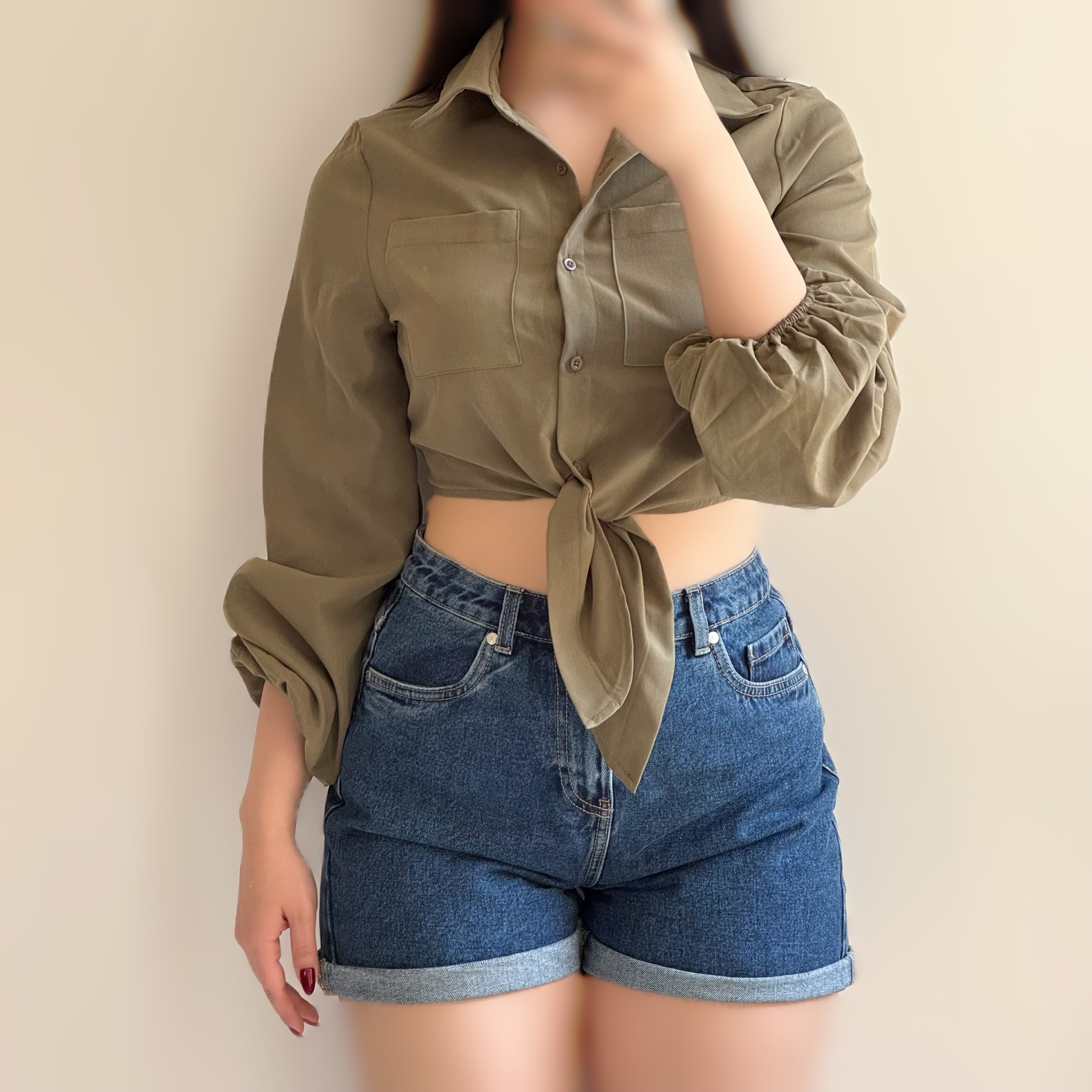 بلوز گره ای